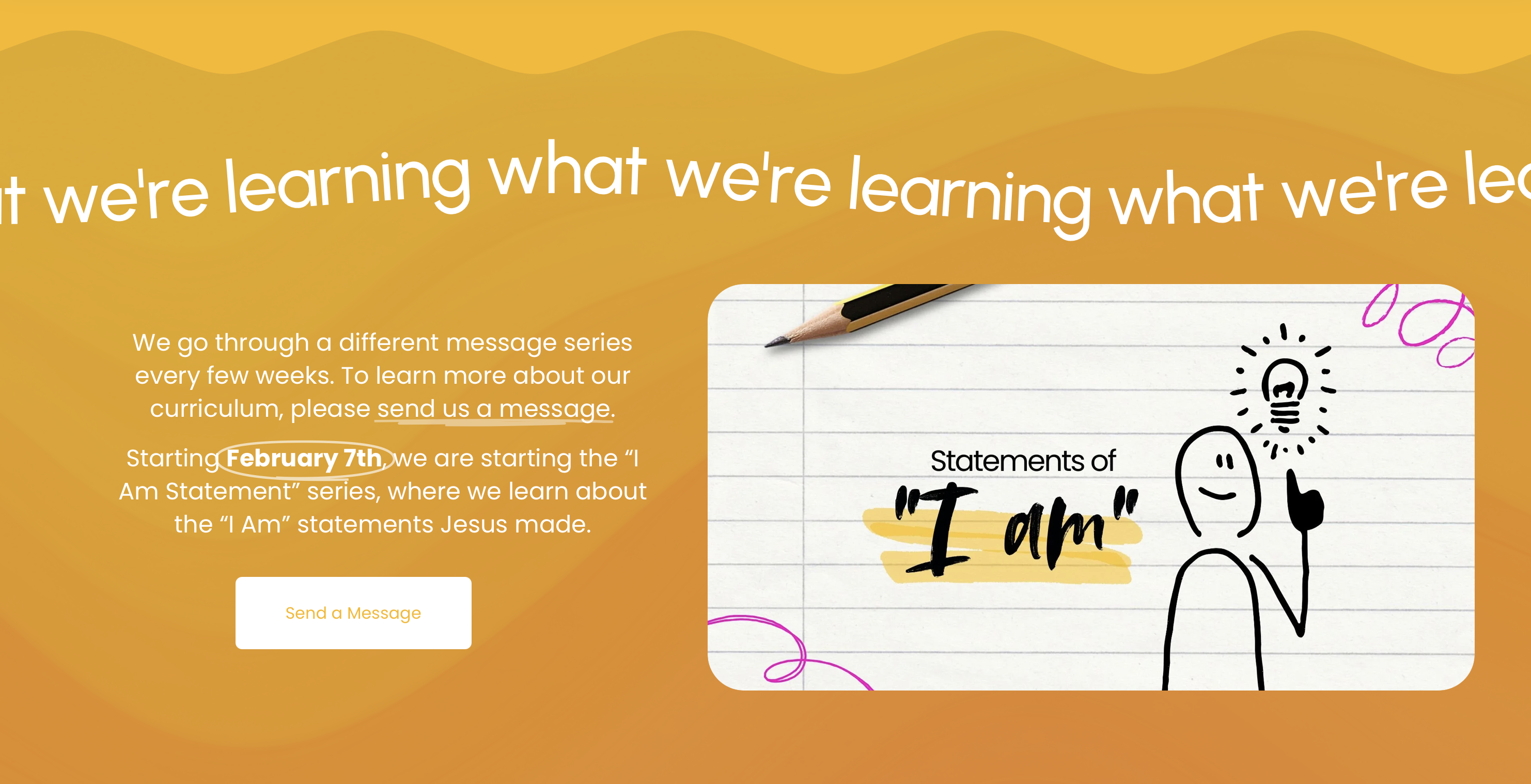 Church Home Page Web Design