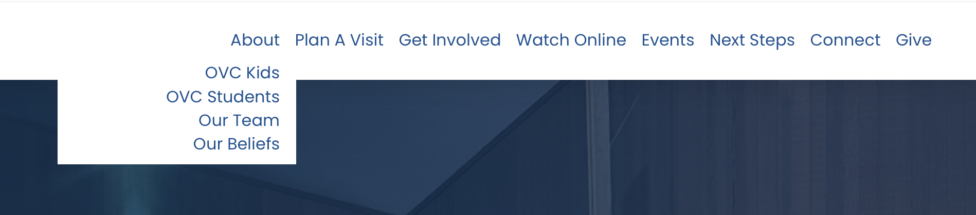 Church Home Page Web Design