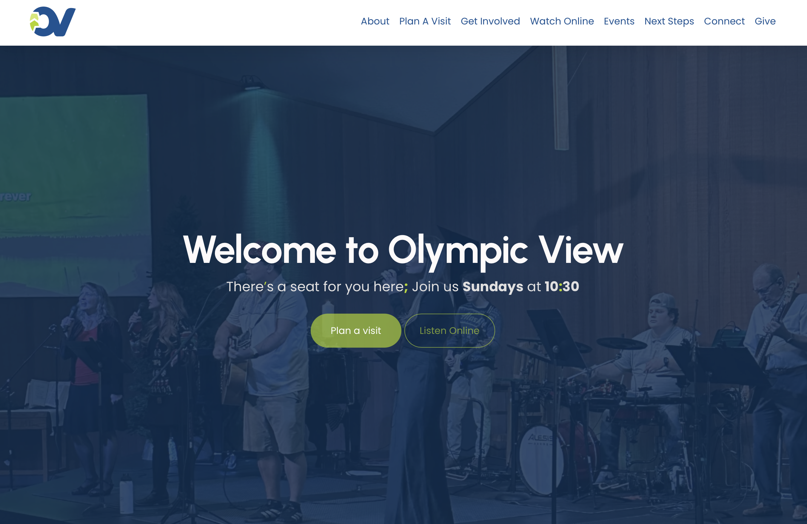 Church Home Page Web Design