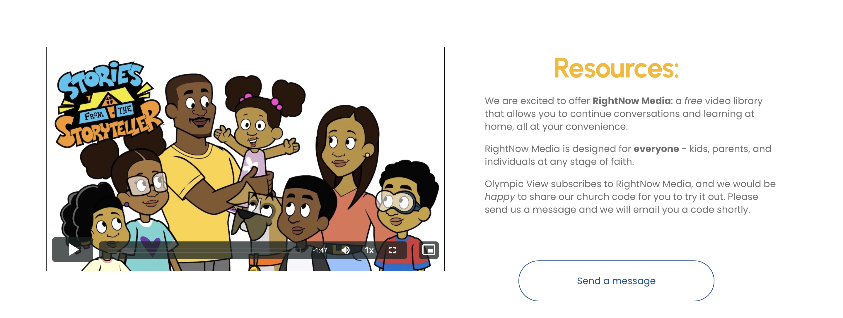 Church Home Page Web Design